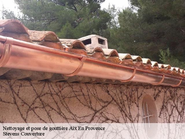 Nettoyage et pose de gouttière  aix-en-provence-13090 Stevens Couverture